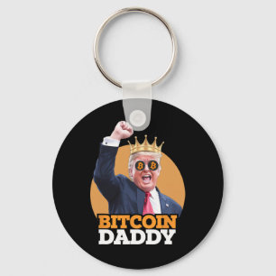 Chaveiro Pai Bítalo Trump Crypto King Money Evoluti