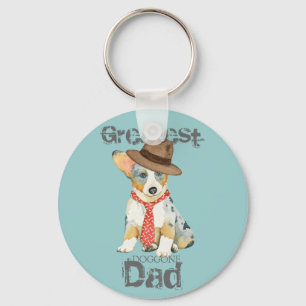 Chaveiro Pai Cardigan Welsh Corgi