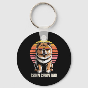 Chaveiro Pai Chow Chow Retro Legal Divertido Dono de Cachor