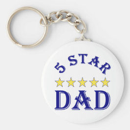 Chaveiro Pai Cinco Estrelas