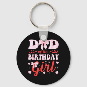 Chaveiro Pai da Menina de Aniversário Laço Coquete Família