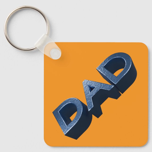 Chaveiro Pai de aço azul (Frente)