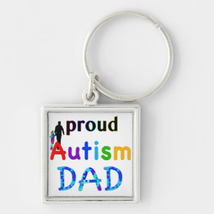Chaveiro Pai de Autismo Orgulhoso
