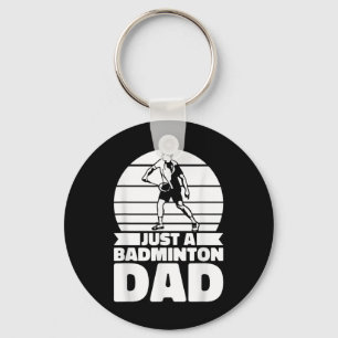 Chaveiro Pai de Badminton - Jogador Só Um Badminton