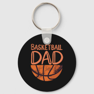 Chaveiro Pai de basquete - Jogador de basquete Vintage Bask