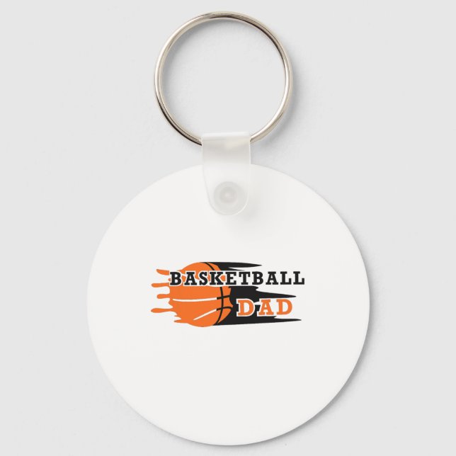 Chaveiro Pai de basquetebol Vintage Proud Basketbal (Frente)