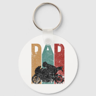Chaveiro Pai de bicicleta Vintage Sport Bike Gift Biker Mot