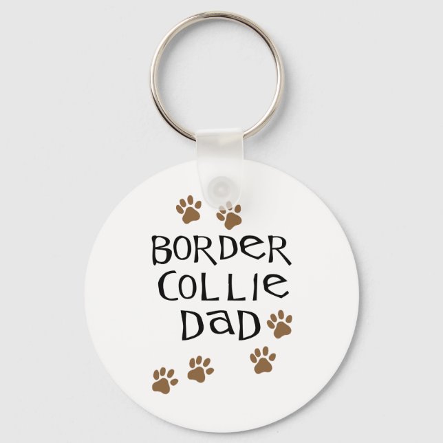 Chaveiro Pai de Borda Collie (Frente)