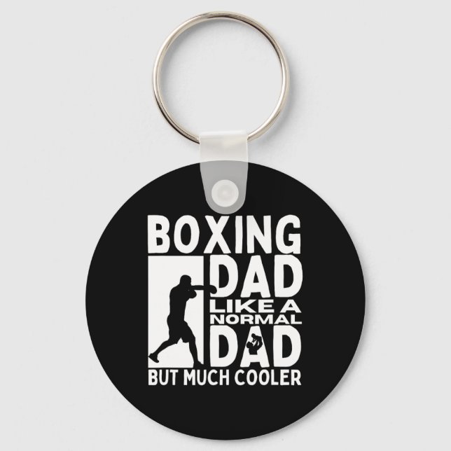 Chaveiro Pai de Boxing Padre Cite Engraçado Boxer (Frente)