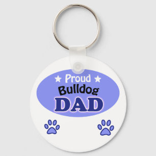 Chaveiro Pai de Buldogue Orgulhoso