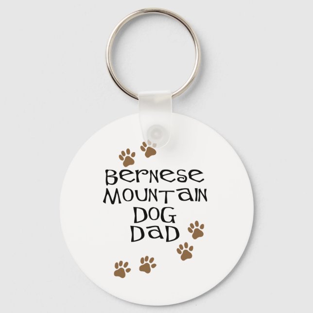 Chaveiro Pai de Cachorro da Montanha Bernese (Frente)