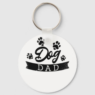 Chaveiro Pai de Cachorro Design Engraçado - Ideia de presen