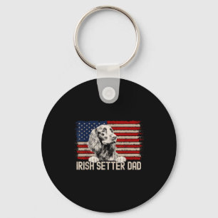 Chaveiro Pai de Cachorro Sempre Bandeira Americana - Pai Se
