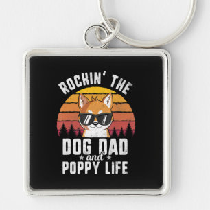 Chaveiro Pai de cão Rockin e vida de filhote presente sh