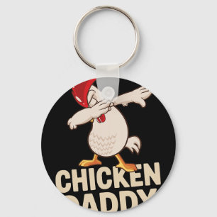 Chaveiro Pai de Frango Avicultor Vintage Engraçado Dia dos 