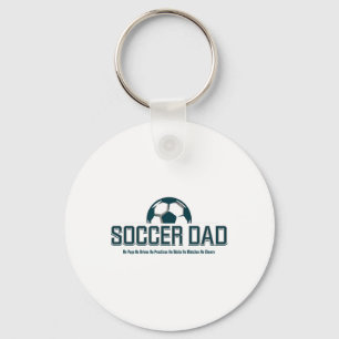 Chaveiro Pai de Futebol Ele Faz Tudo Divertido