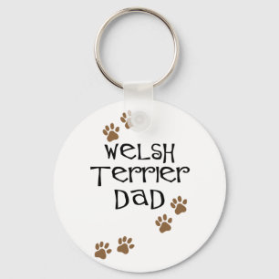 Chaveiro Pai de galês Terrier para pais do cão de galês