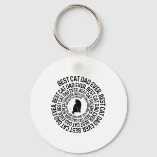 Chaveiro Pai De Gato Espiral - Melhor Pai De Pai De Gato Al