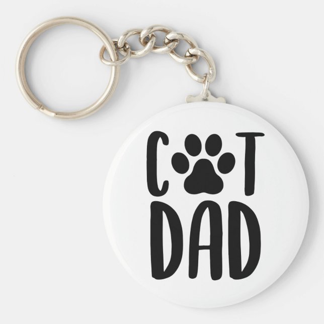 Chaveiro Pai de gatos (Frente)