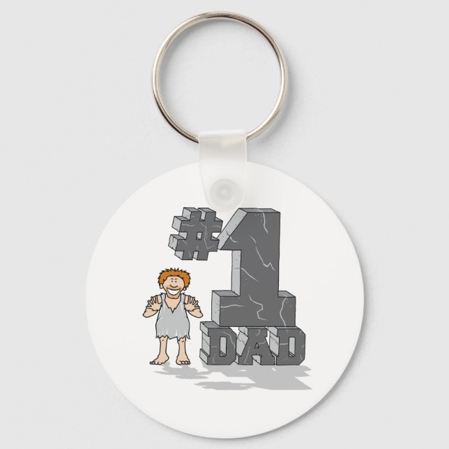 Chaveiro pai de idade da pedra nº 1 (Frente)