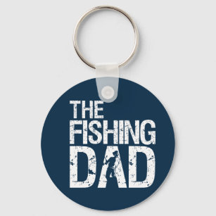 Chaveiro Pai de Pesca Engraçado Dia de os pais