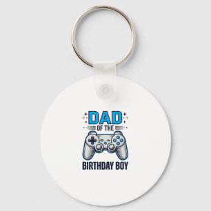Chaveiro Pai do Menino Aniversariante Camisa de Gamer Desig