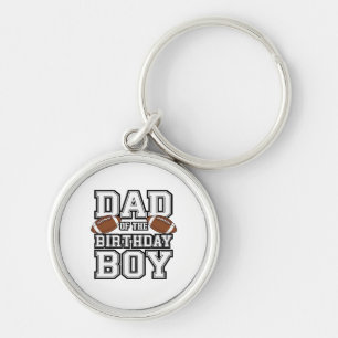 Chaveiro Pai do Menino de Aniversário Amante de Futebol Fam