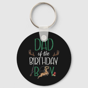 Chaveiro Pai do Menino do Aniversário Grande Um Aniversário