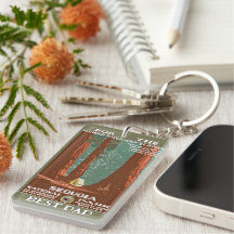 Pai do Parque Nacional Vintage Retro Sequoia