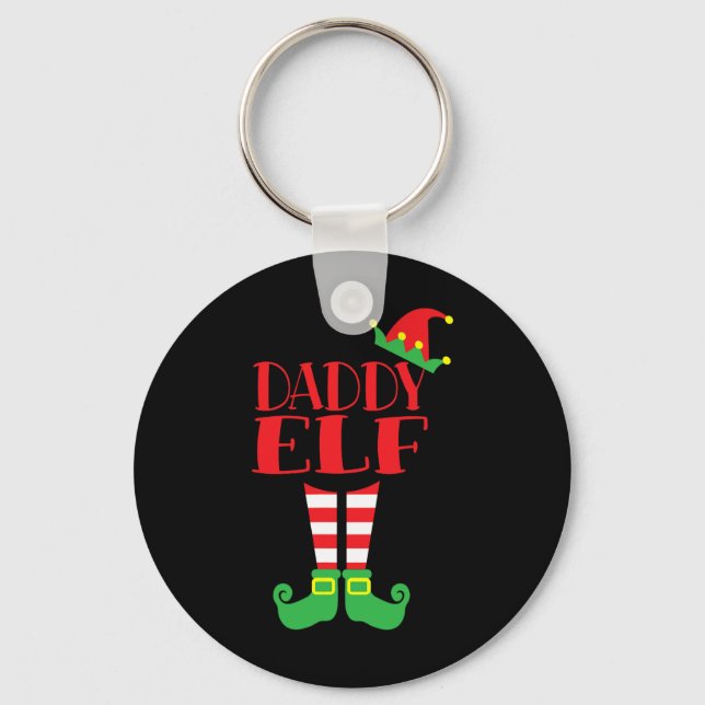 Chaveiro Pai Elf, Mães Da Época De Natal Que Correspondem À (Frente)