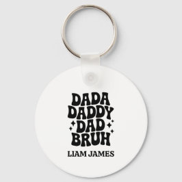Chaveiro Pai engraçado Dada Bruh Dia de os pais presente pa