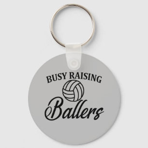 Chaveiro Pai Engraçado de Voleibol Mãe