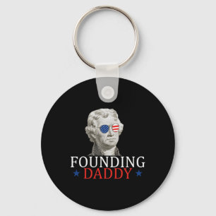 Chaveiro Pai Fundador Thomas Jefferson 4 De Julho