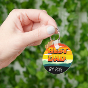 Chaveiro Pai Golfer Melhor Pai De Par