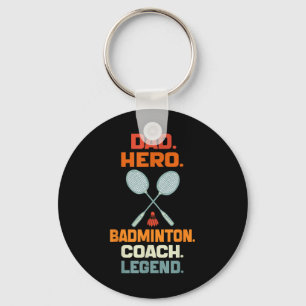 Chaveiro Pai Hero Badminton Dia de os pais de Legenda do Tr