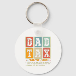 Chaveiro Pai Imposto Funny Foodie Snack Humor