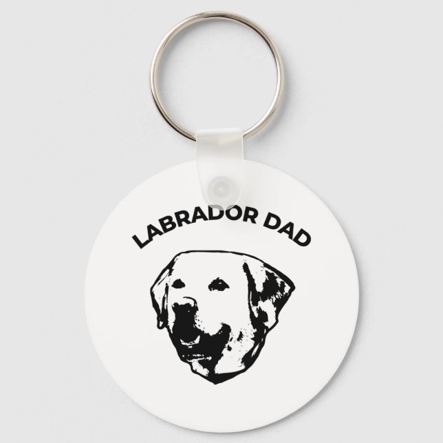 Chaveiro Pai Labrador (Frente)