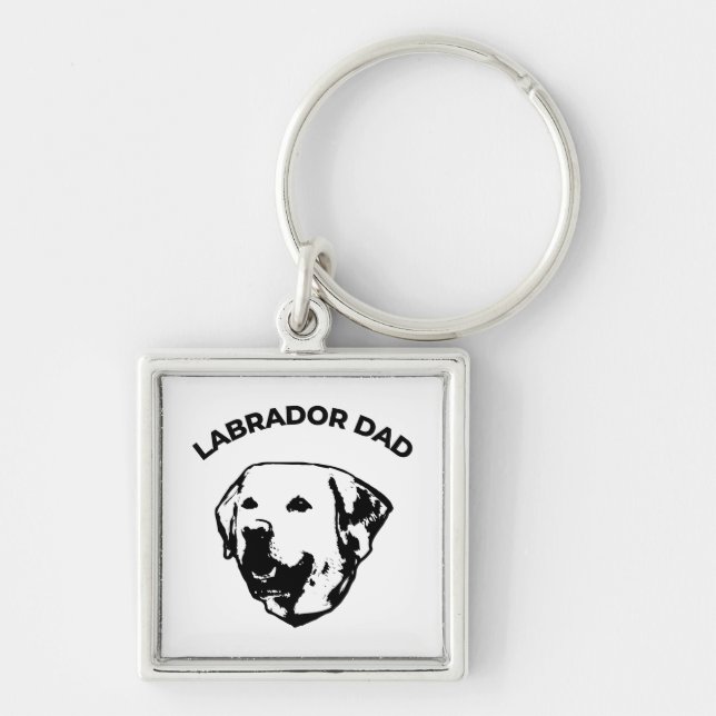 Chaveiro Pai Labrador (Frente)
