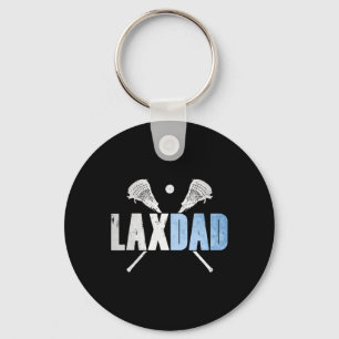 Chaveiro Pai Lax Jogador de Lacrosse Padre Coach Lax Stick
