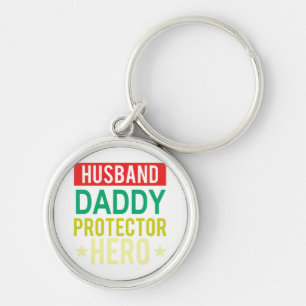 Chaveiro Pai Marido Protetor Hero Dia de os pais Engraçado