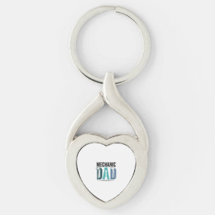 Chaveiro Pai Mecânico Tipografia Ferramenta Vintage Design_