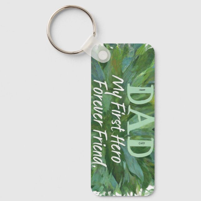 Chaveiro Pai: Meu Primeiro Herói, Meu Amigo do Nunca (Frente)