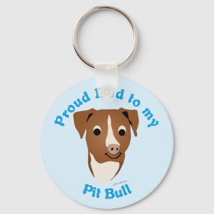 Chaveiro Pai orgulhoso a meu pitbull