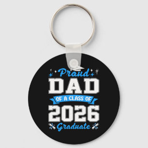 Chaveiro Pai Orgulhoso De Um Graduado Da Turma De 2026 Cami