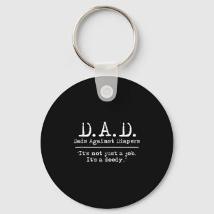 Chaveiro Pai. Pais Contra Fraldas Humor Masculino Citação M