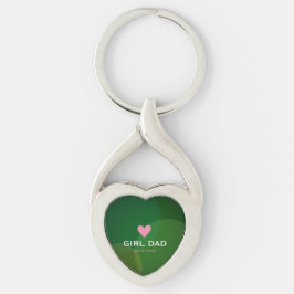 Chaveiro Pai Personalizado da Menina Holográfico