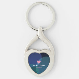 Chaveiro Pai Personalizado Menina Holográfico