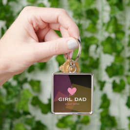 Chaveiro Pai Personalizado Menina Holográfico
