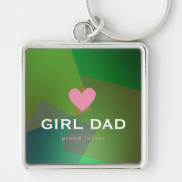 Chaveiro Pai Personalizado Menina Holográfico