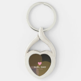 Chaveiro Pai Personalizado Menina Holográfico